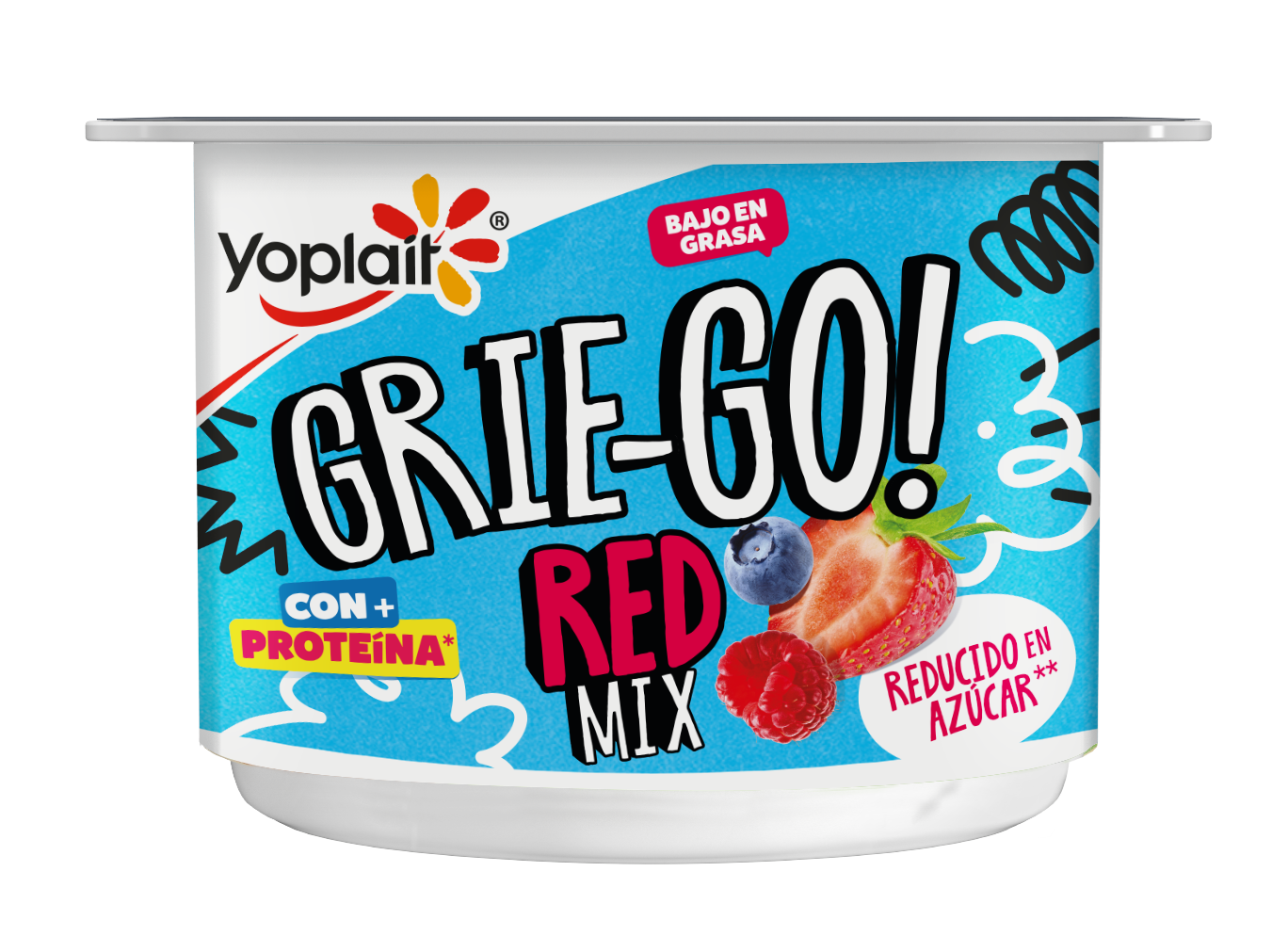 Yoghurt Batido Grie-Go! Red Mix Yoplait 125 g