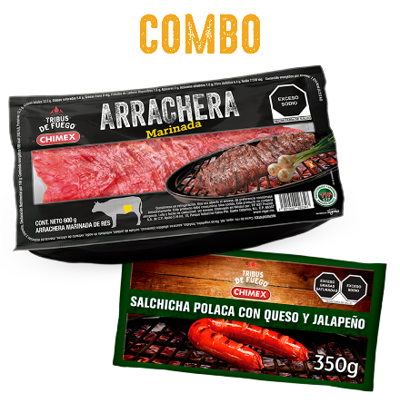 KIT Arrachera TDF + Salchicha Polaca
