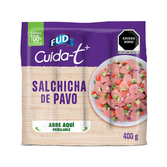 Salchicha de Pavo FUD Cuidat+ 400 g