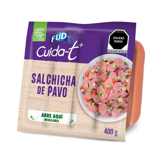 Salchicha de Pavo FUD Cuidat+ 400 g