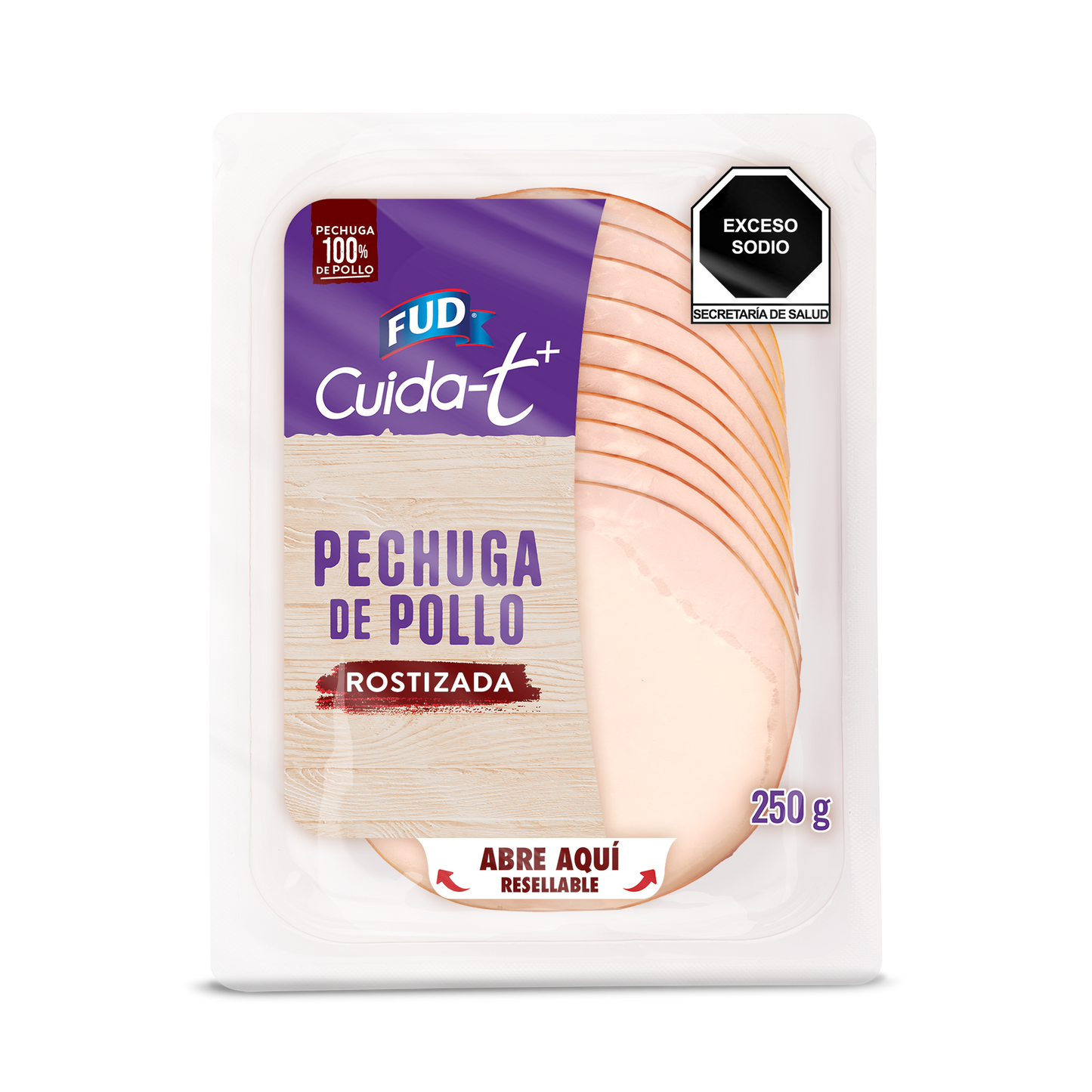 Pechuga de Pollo Rostizada FUD Cuidat+ 250 g