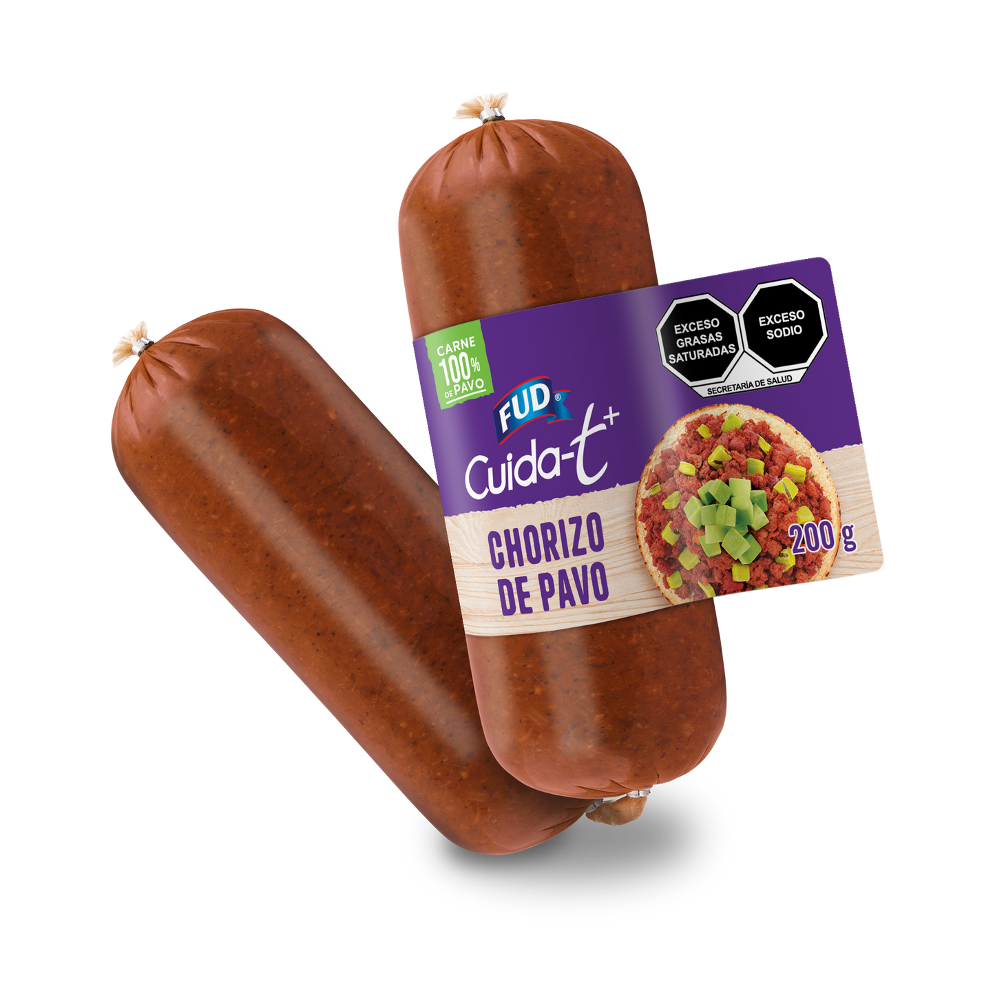 Chorizo de Pavo FUD Cuidat+ 200 g