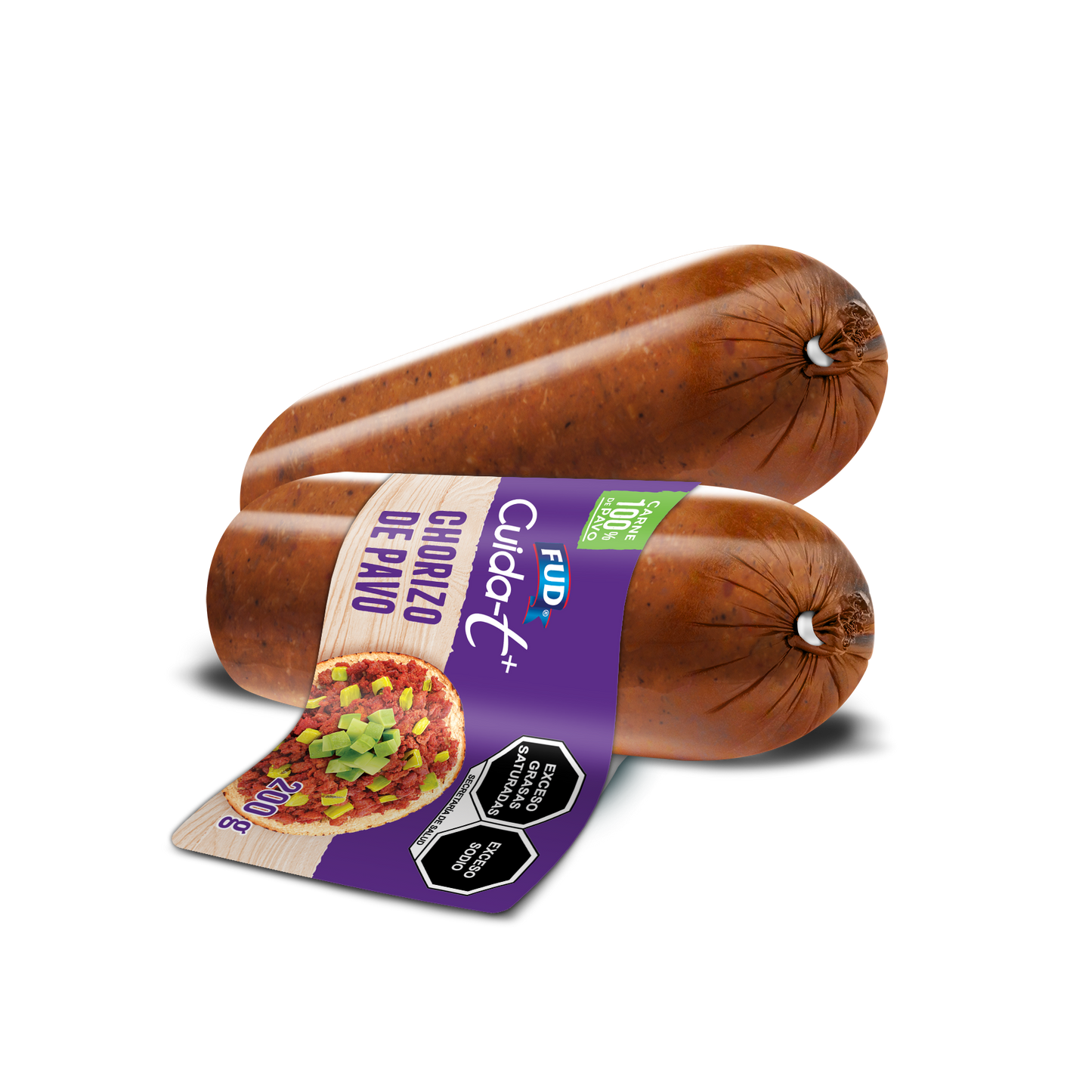 Chorizo de Pavo FUD Cuidat+ 200 g