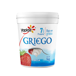 Yogurt Griego de Fresa Batido 1 kg