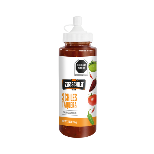 Salsa 3 Chiles Taquera Zaaschila 265 g